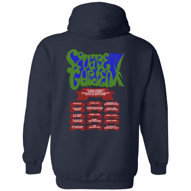 The Hyv Shop Square Garden Festival Tee Shirt The Hyv Shop Square Garden Festival Tee Shirt