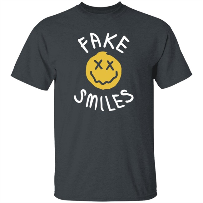 Phora Merch Fake Smiles Face Tee Shirt Phora Merch Fake Smiles Face Tee Shirt