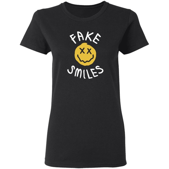 Phora Merch Fake Smiles Face Tee Shirt Phora Merch Fake Smiles Face Tee Shirt