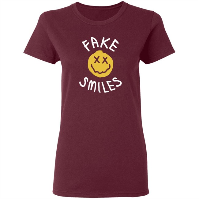 Phora Merch Fake Smiles Face Tee Shirt Phora Merch Fake Smiles Face Tee Shirt