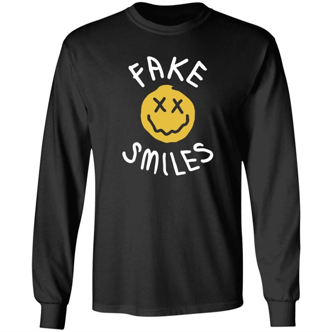 Phora Merch Fake Smiles Face Tee Shirt Phora Merch Fake Smiles Face Tee Shirt