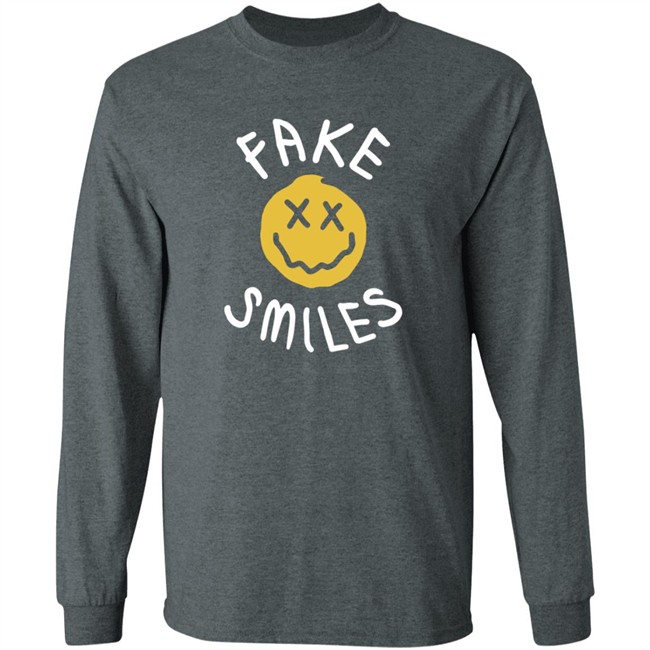 Phora Merch Fake Smiles Face Tee Shirt Phora Merch Fake Smiles Face Tee Shirt