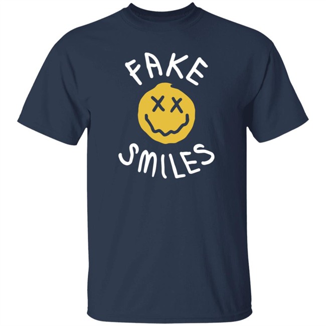 Phora Merch Fake Smiles Face Tee Shirt Phora Merch Fake Smiles Face Tee Shirt