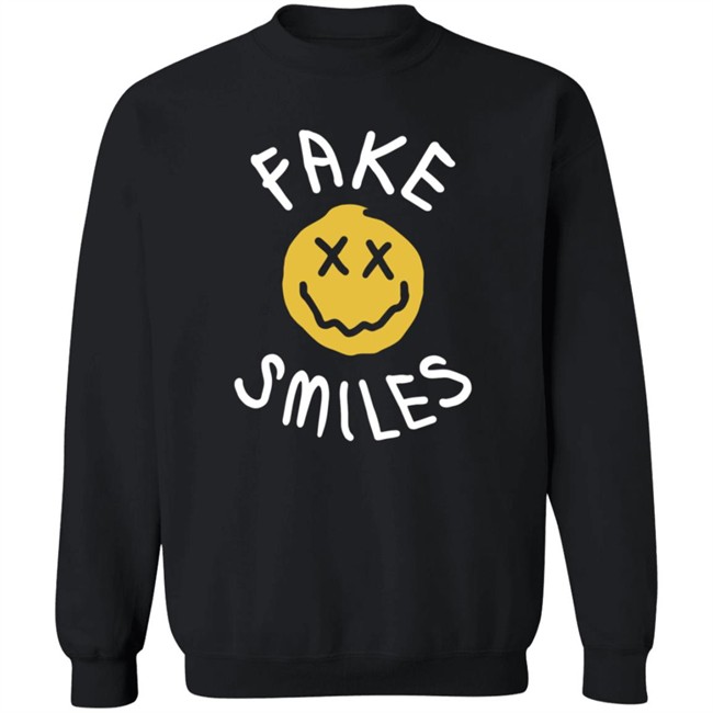 Phora Merch Fake Smiles Face Tee Shirt Phora Merch Fake Smiles Face Tee Shirt