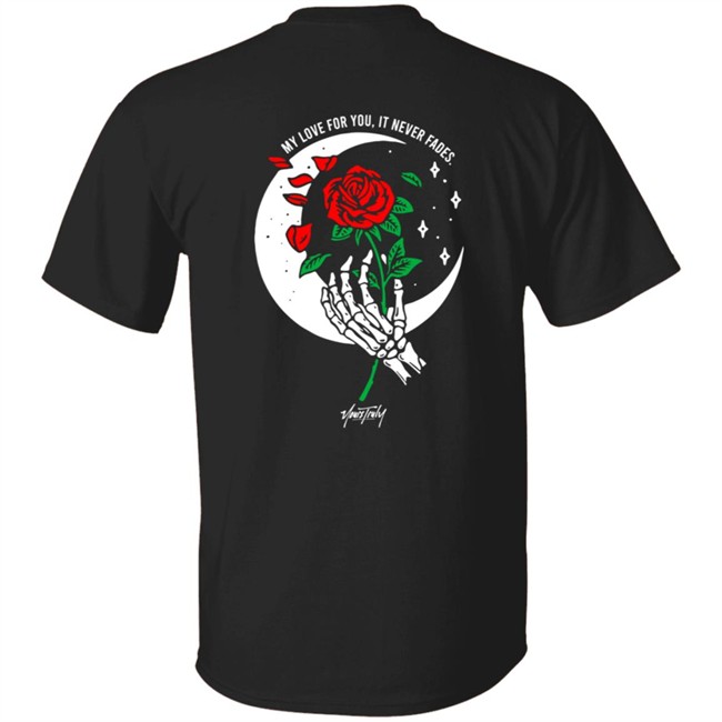 Phora Merch Love Never Fades Tee Shirt Phora Merch Love Never Fades Tee Shirt