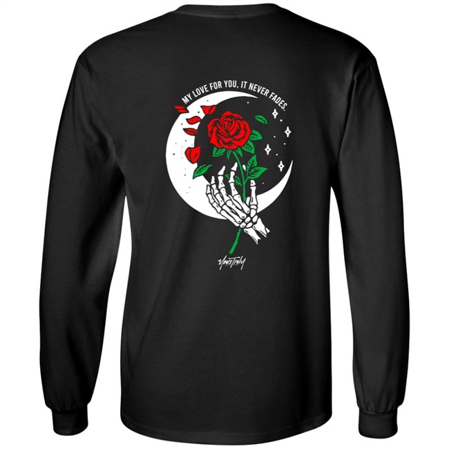 Phora Merch Love Never Fades Tee Shirt Phora Merch Love Never Fades Tee Shirt