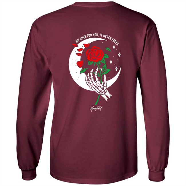 Phora Merch Love Never Fades Tee Shirt Phora Merch Love Never Fades Tee Shirt