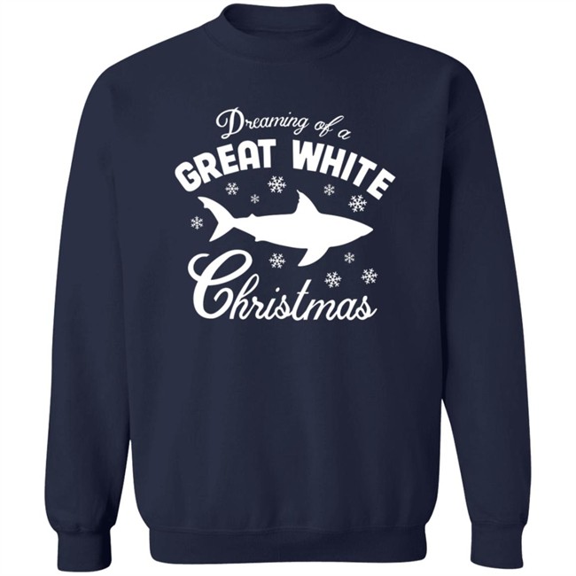 Nigel K Ocearch Dreaming Of A Great White Shark Christmas Shirt Nigel K Ocearch Dreaming Of A Great White Shark Christmas Shirt