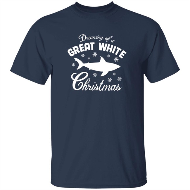 Nigel K Ocearch Dreaming Of A Great White Shark Christmas Shirt Nigel K Ocearch Dreaming Of A Great White Shark Christmas Shirt