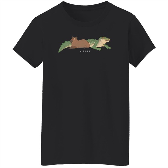Gators Daily Merch Capybara Tee Shirt Vibing Capybara Man Gators Daily Merch Capybara Tee Shirt Vibing Capybara Man