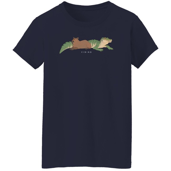 Gators Daily Merch Capybara Tee Shirt Vibing Capybara Man Gators Daily Merch Capybara Tee Shirt Vibing Capybara Man