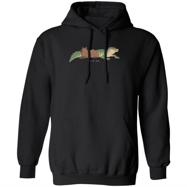Gators Daily Merch Capybara Tee Shirt Vibing Capybara Man Gators Daily Merch Capybara Tee Shirt Vibing Capybara Man