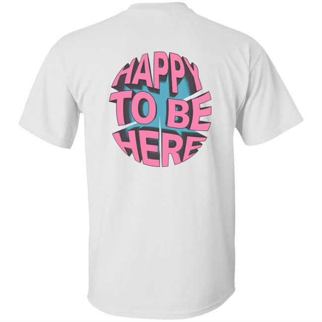 Limited Edition Space Zebra Merch Happy To Be Here Ice Blue Hoodie Limited Edition Space Zebra Merch Happy To Be Here Ice Blue Hoodie