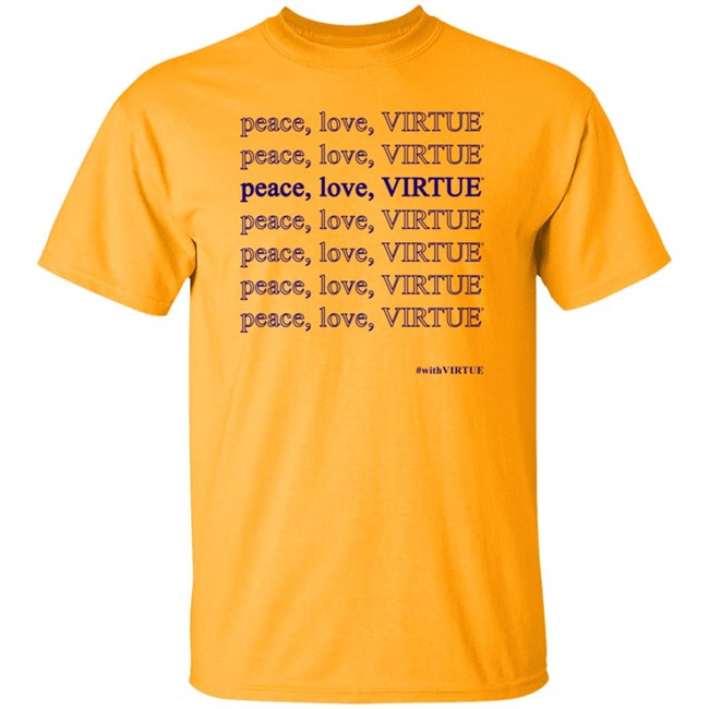 Jennifer Garner Peace Love Virtue Shirt Jennifer Garner Peace Love Virtue Shirt
