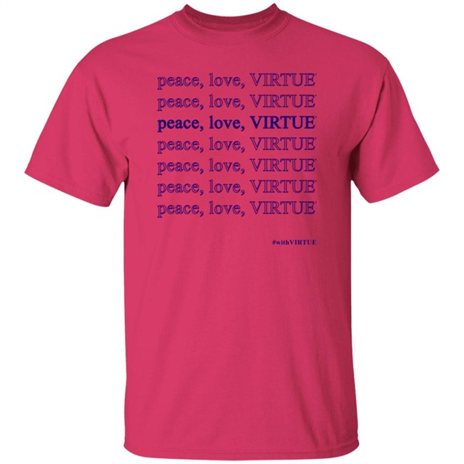 Jennifer Garner Peace Love Virtue Shirt Jennifer Garner Peace Love Virtue Shirt