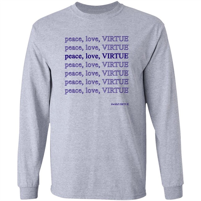 Jennifer Garner Peace Love Virtue Shirt Jennifer Garner Peace Love Virtue Shirt