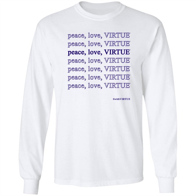 Jennifer Garner Peace Love Virtue Shirt Jennifer Garner Peace Love Virtue Shirt