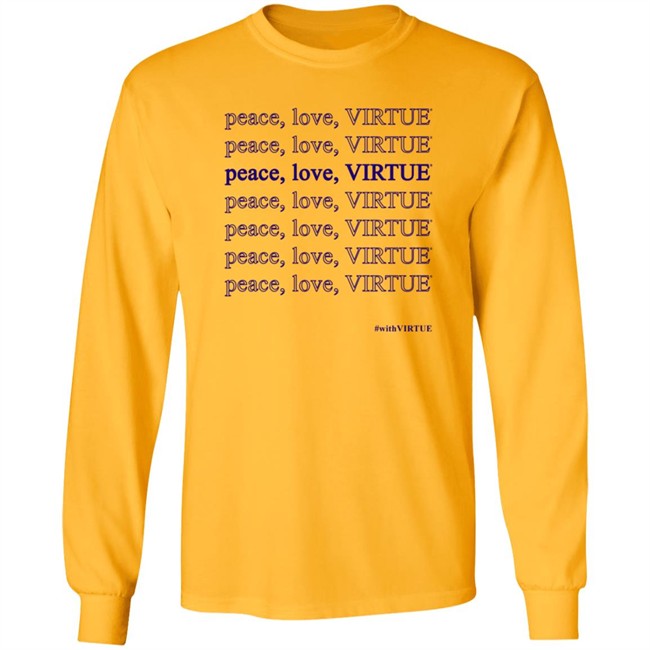 Jennifer Garner Peace Love Virtue Shirt Jennifer Garner Peace Love Virtue Shirt