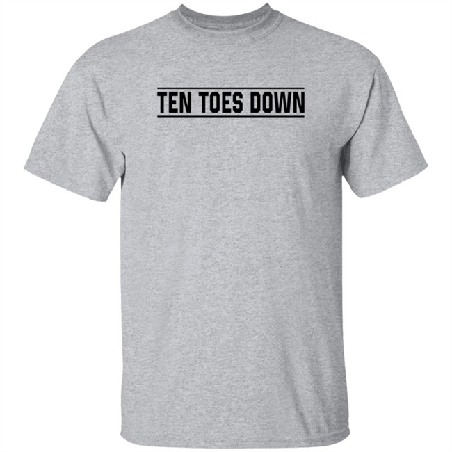Mens Ten Toes Down T Shirt White Mens Ten Toes Down T Shirt White