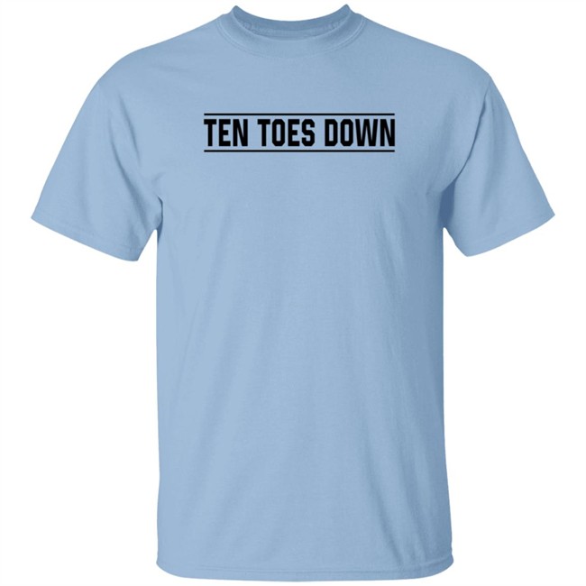 Mens Ten Toes Down T Shirt White Mens Ten Toes Down T Shirt White