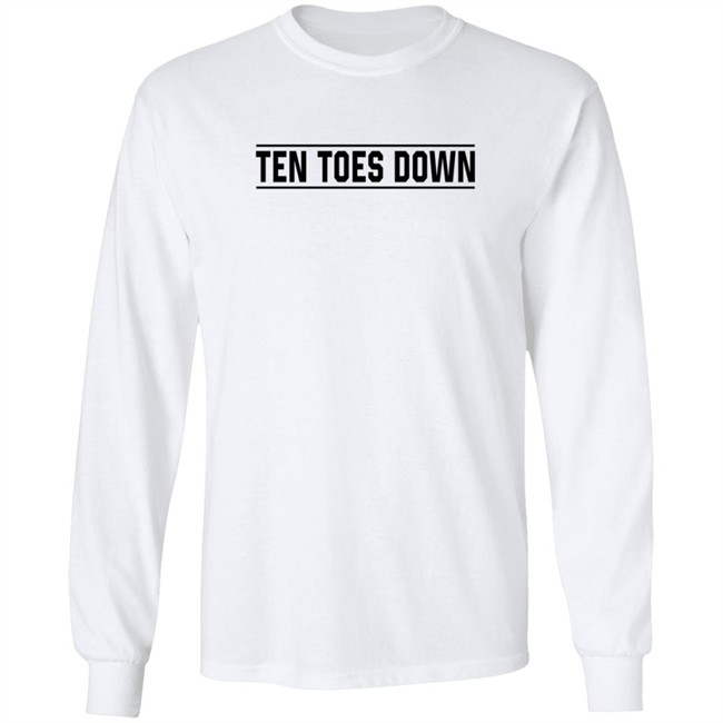 Mens Ten Toes Down T Shirt White Mens Ten Toes Down T Shirt White