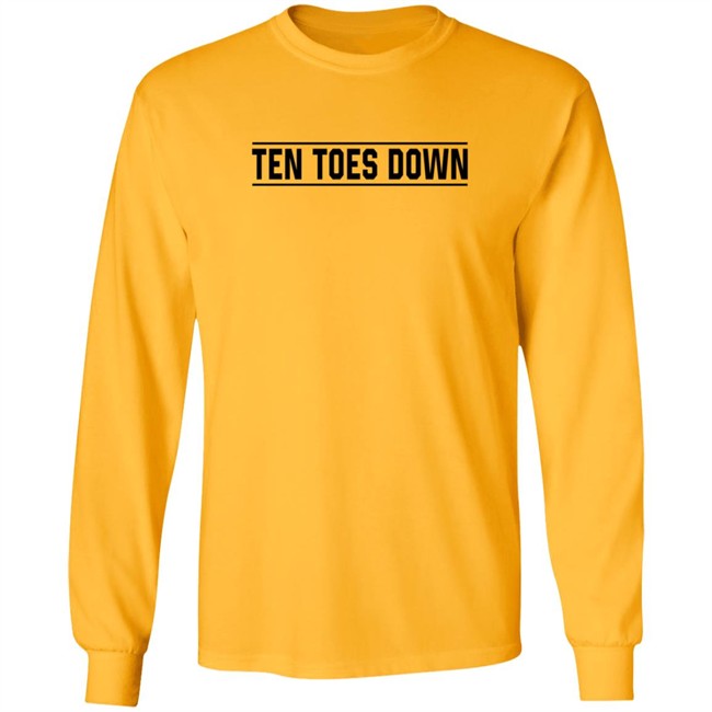 Mens Ten Toes Down T Shirt White Mens Ten Toes Down T Shirt White