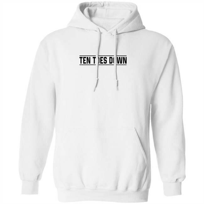 Mens Ten Toes Down T Shirt White Mens Ten Toes Down T Shirt White