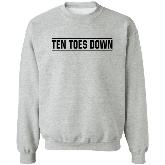 Mens Ten Toes Down T Shirt White Mens Ten Toes Down T Shirt White