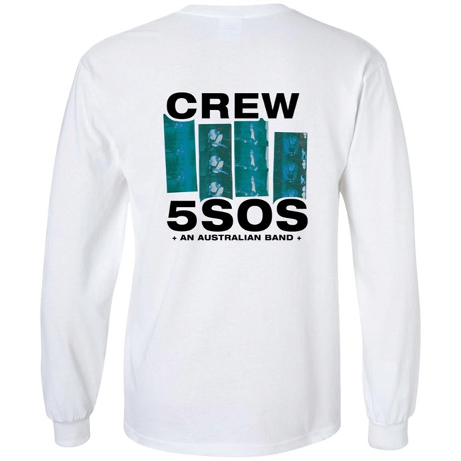 5Sos Store We Need Crew Tee Shirt White 5Sos Store We Need Crew Tee Shirt White