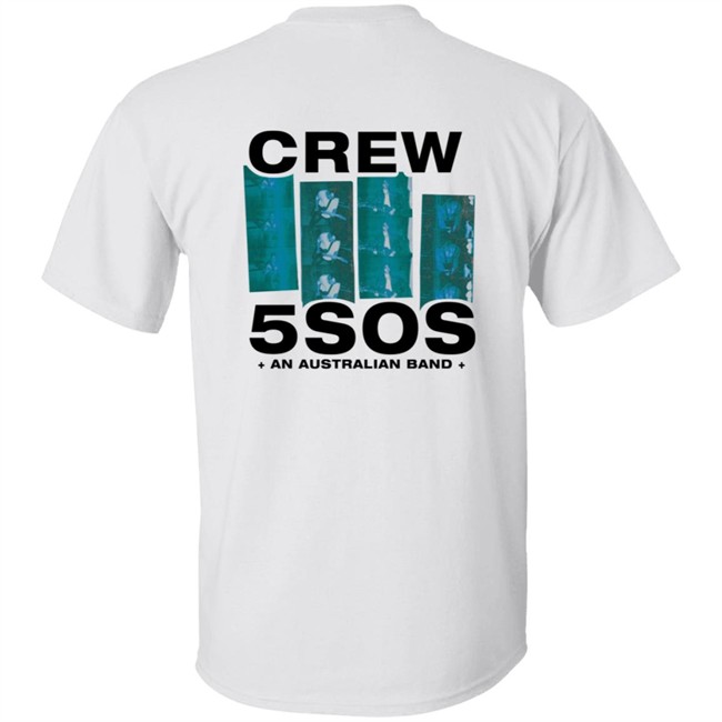 5Sos Store We Need Crew Tee Shirt White 5Sos Store We Need Crew Tee Shirt White