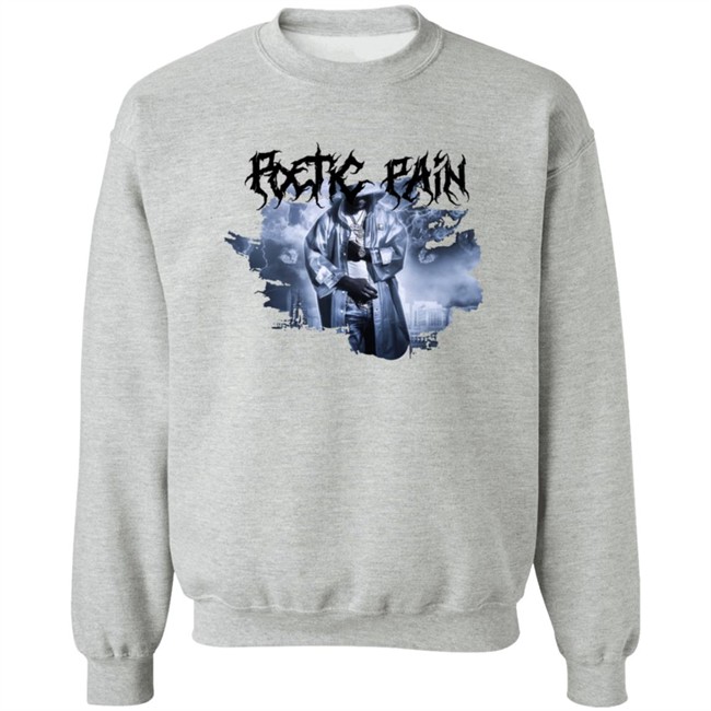 Toosii2x Merch Poetic Pain Album Art White T Shirt Toosii2x Merch Poetic Pain Album Art White T Shirt