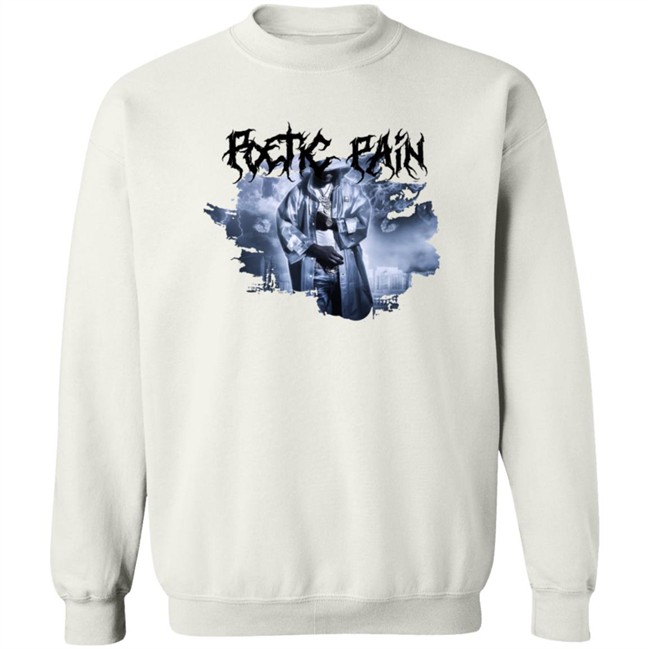 Toosii2x Merch Poetic Pain Album Art White T Shirt Toosii2x Merch Poetic Pain Album Art White T Shirt