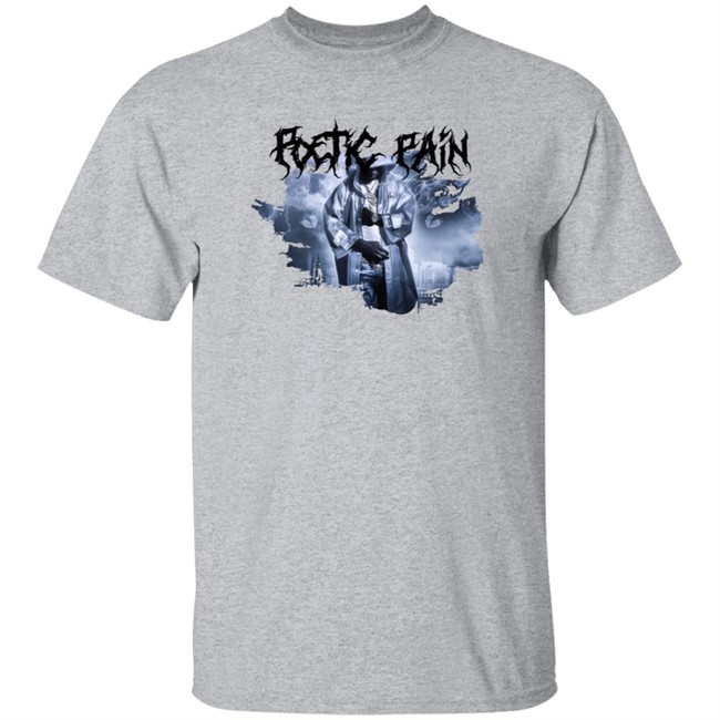 Toosii2x Merch Poetic Pain Album Art White T Shirt Toosii2x Merch Poetic Pain Album Art White T Shirt
