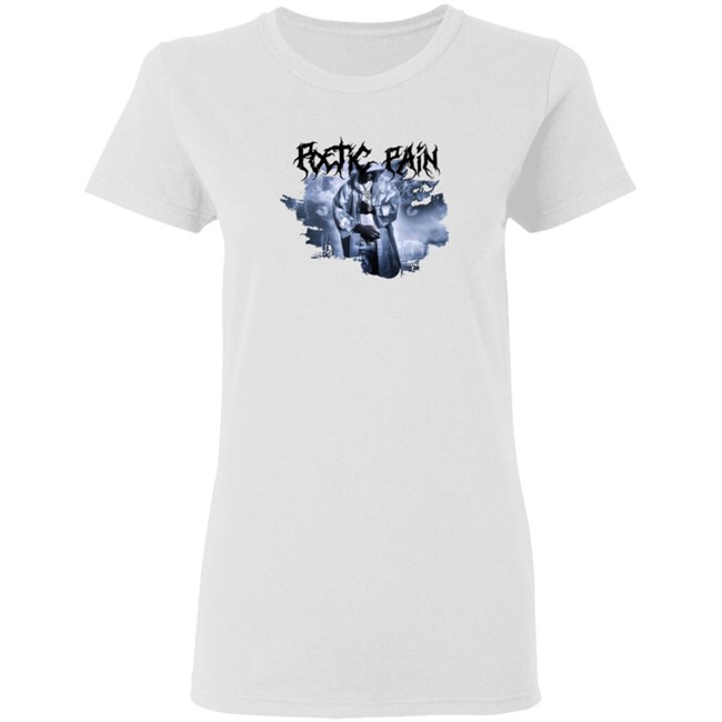 Toosii2x Merch Poetic Pain Album Art White T Shirt Toosii2x Merch Poetic Pain Album Art White T Shirt