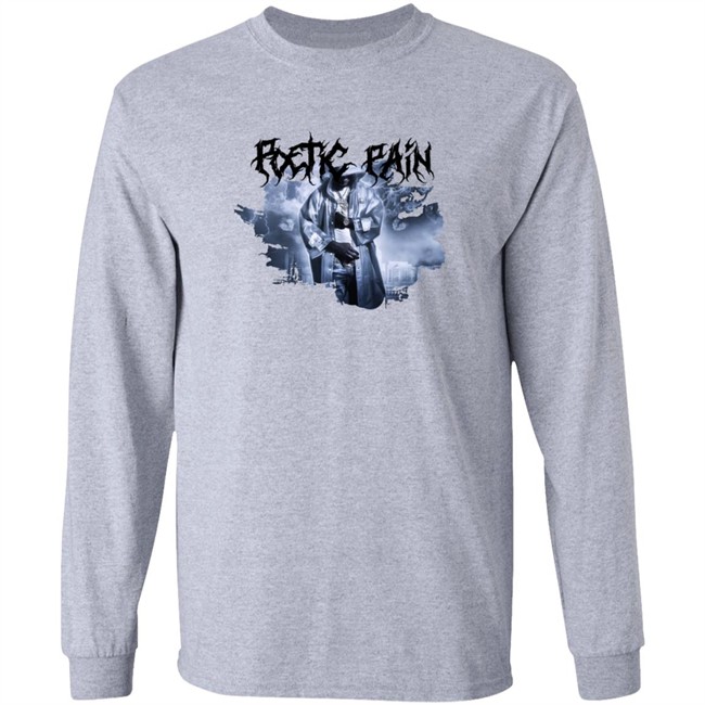 Toosii2x Merch Poetic Pain Album Art White T Shirt Toosii2x Merch Poetic Pain Album Art White T Shirt