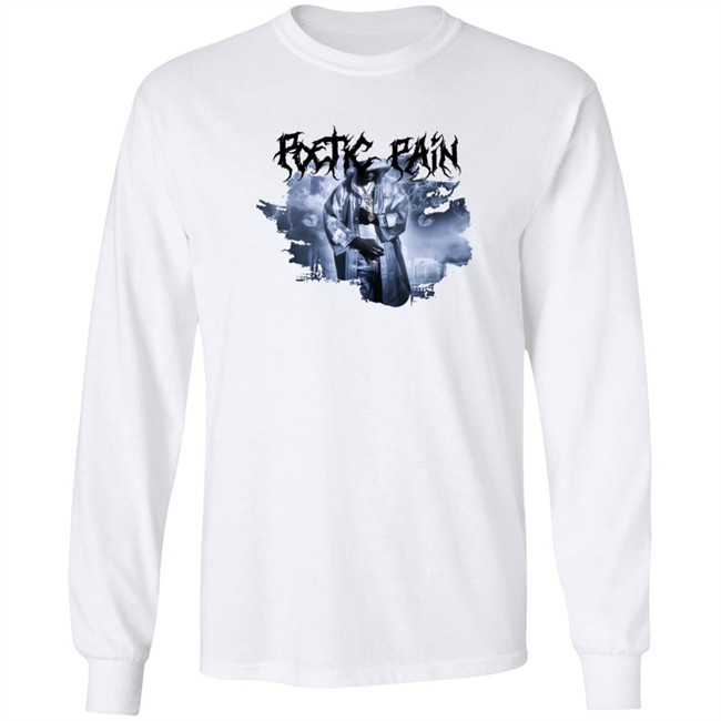 Toosii2x Merch Poetic Pain Album Art White T Shirt Toosii2x Merch Poetic Pain Album Art White T Shirt