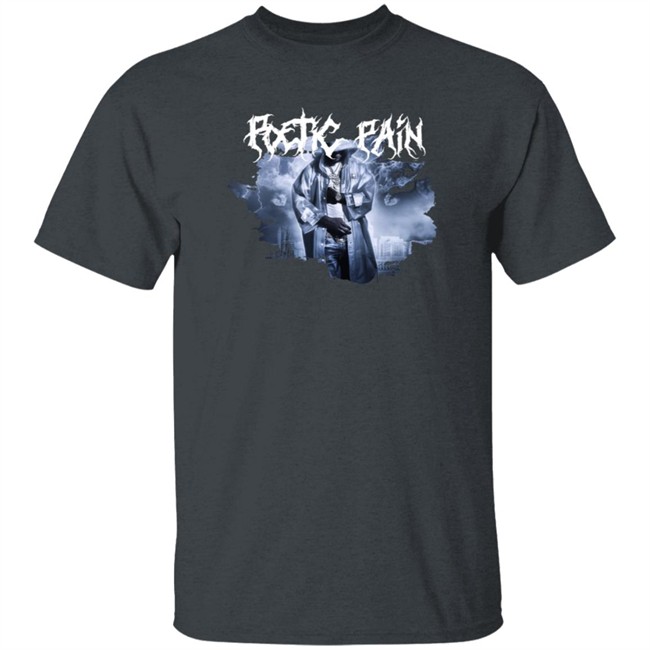 Toosii2x Merch Poetic Pain Album Art Black T Shirt Toosii2x Merch Poetic Pain Album Art Black T Shirt