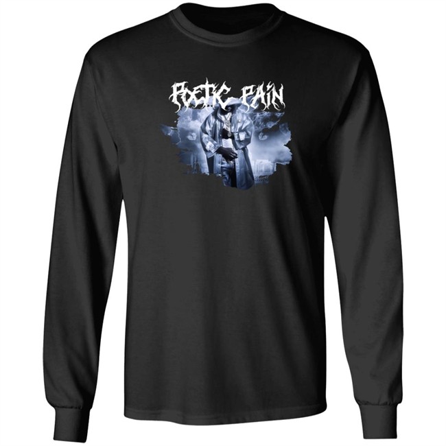 Toosii2x Merch Poetic Pain Album Art Black T Shirt Toosii2x Merch Poetic Pain Album Art Black T Shirt
