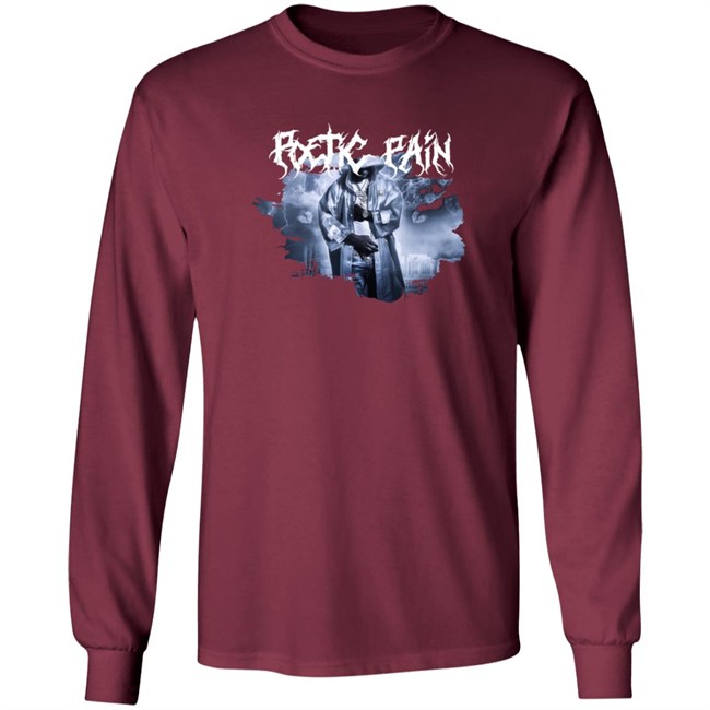 Toosii2x Merch Poetic Pain Album Art Black T Shirt Toosii2x Merch Poetic Pain Album Art Black T Shirt