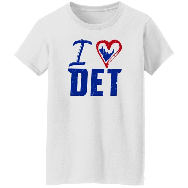 Detroit Pistons I Love Det Shirt I Heart Det T Shirt Fan Detroit Pistons I Love Det Shirt I Heart Det T Shirt Fan
