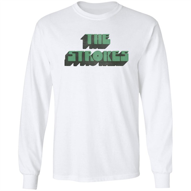 The Strokes Merch The Strokes Vintage Text T Shirt The Strokes Merch The Strokes Vintage Text T Shirt