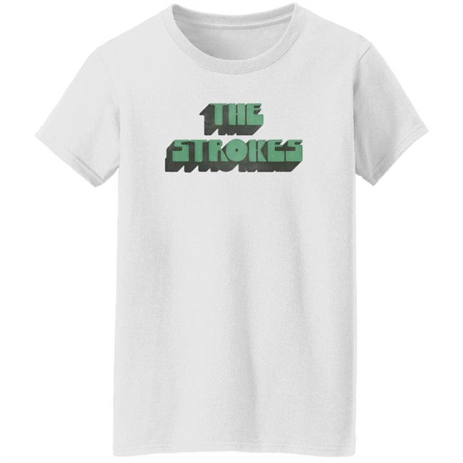 The Strokes Merch The Strokes Vintage Text T Shirt The Strokes Merch The Strokes Vintage Text T Shirt