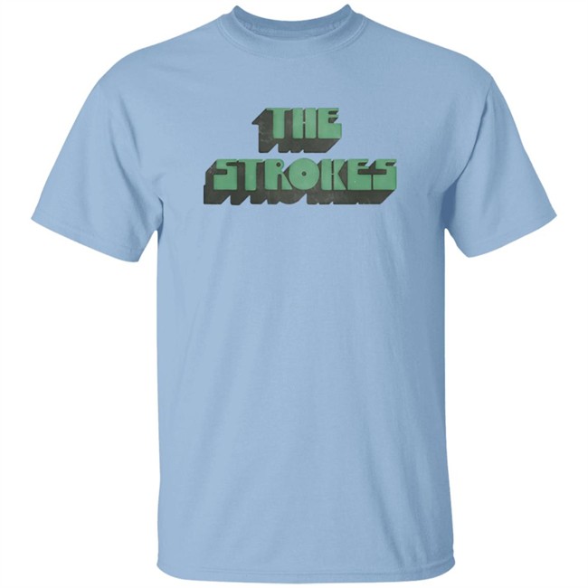 The Strokes Merch The Strokes Vintage Text T Shirt The Strokes Merch The Strokes Vintage Text T Shirt