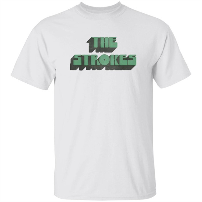 The Strokes Merch The Strokes Vintage Text T Shirt