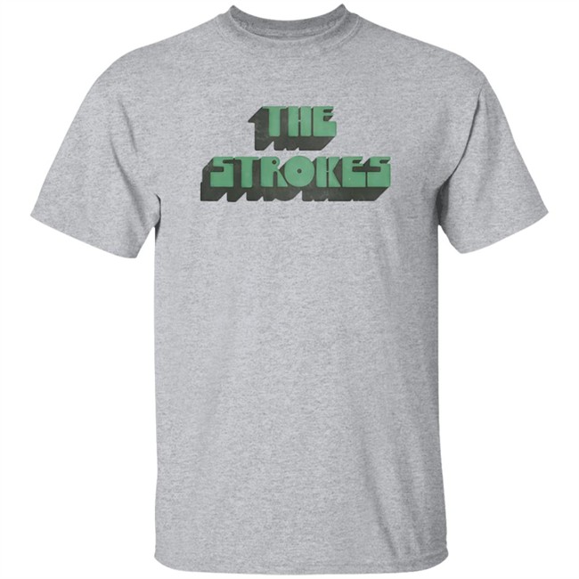 The Strokes Merch The Strokes Vintage Text T Shirt The Strokes Merch The Strokes Vintage Text T Shirt
