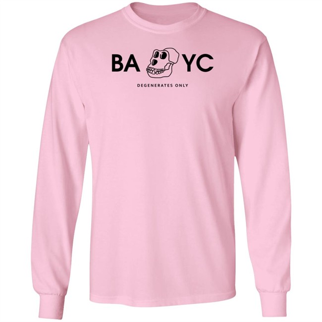 Bored Ape Yacht Club Bayc Degenerates Only Shirt Trapphone Eth Bored Ape Yacht Club Bayc Degenerates Only Shirt Trapphone Eth