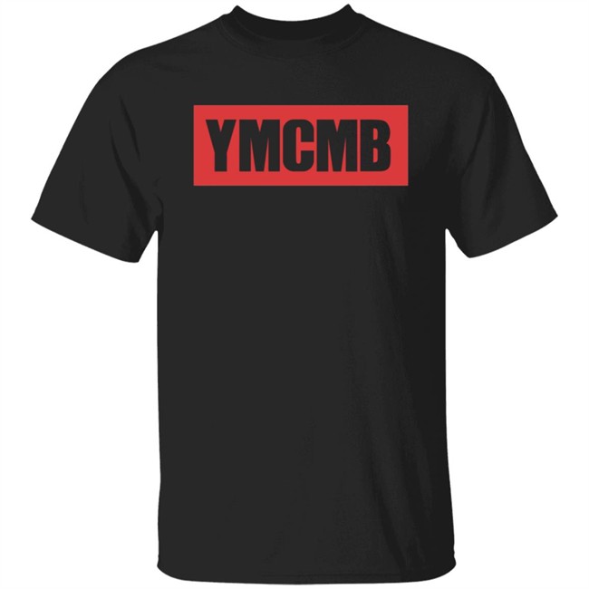 Drake YMCMB T Shirt Red Box Logo YMCMB Shirt