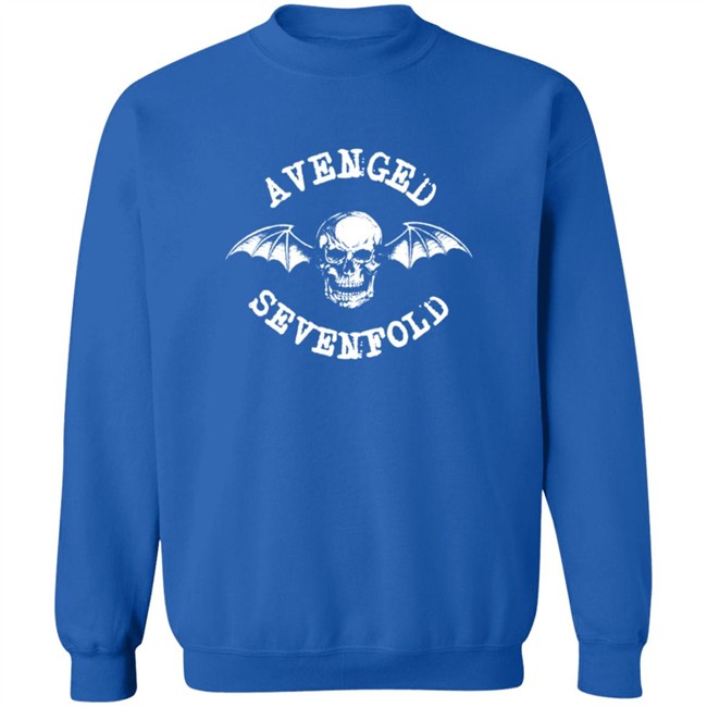 Avenged Sevenfold Merch Classic Deathbat Long Sleeve Tee Avenged Sevenfold Merch Classic Deathbat Long Sleeve Tee