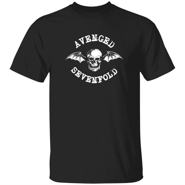 Avenged Sevenfold Merch Classic Deathbat Long Sleeve Tee Avenged Sevenfold Merch Classic Deathbat Long Sleeve Tee