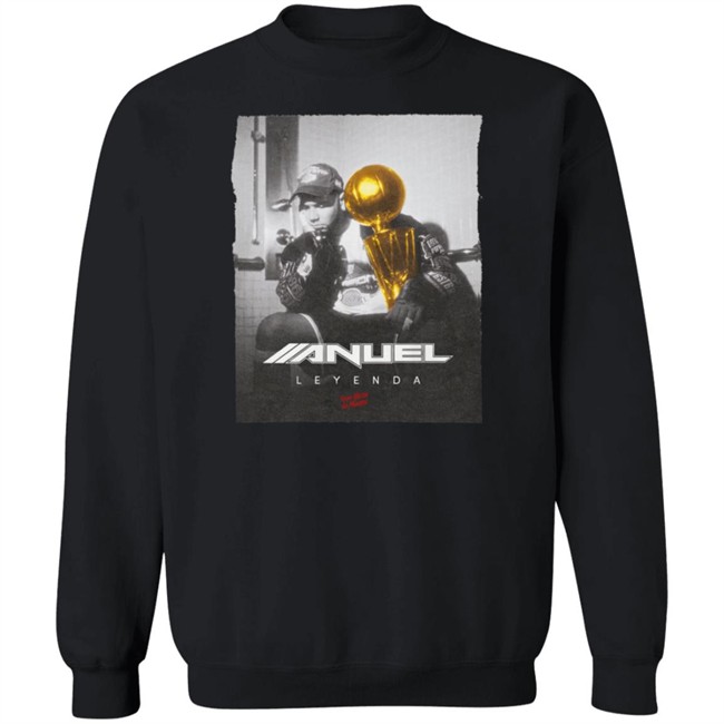 Anuel AA Merch Leyenda Campeón Blanca Camiseta Shirt Anuel AA Merch Leyenda Campeón Blanca Camiseta Shirt